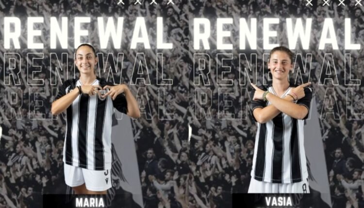 Ποδόσφαιρο-Γυναικών:-Ανανέωσαν-στον-ΠΑΟΚ-Μαρία-Γκούνη-και-Βάσια-Γιαννακά