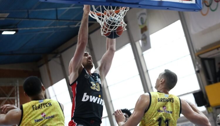 basket-league:-Άνετα-ο-Ολυμπιακός-στο-Λαύριο