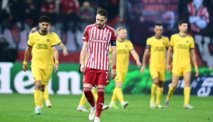 Ολυμπιακός-Μακάμπι-Τελ-Αβίβ:-Προδόθηκε-από-τα-λάθη-του-και-γνώρισε-βαριά-ήττα