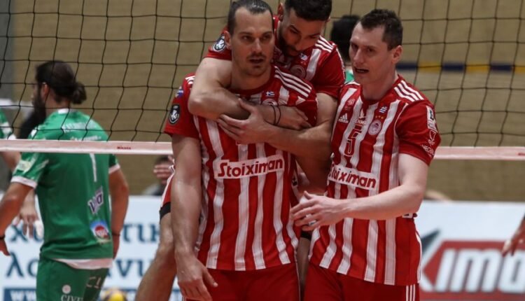 Βόλεϊ-ανδρών:-Προβάδισμα-τίτλου-πήρε-ο-Ολυμπιακός