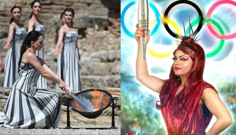 drag-queens-μετέφεραν-την-Ολυμπιακή-φλόγα-στη-Γαλλία