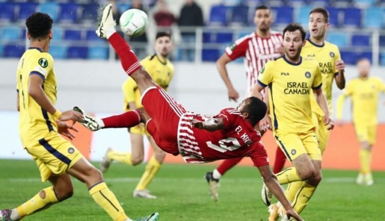 europa-conference-league:-Το-ψαλίδι-του-Ελ-Κααμπί-απέναντι-στη-Μακάμπι-καλύτερο-γκολ-της-διοργάνωσης