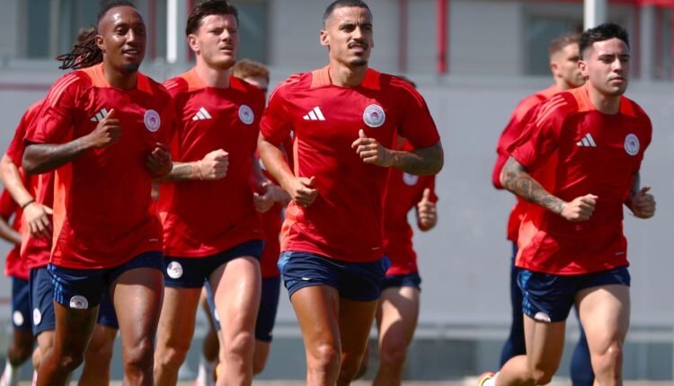 Ολυμπιακός:-Πρώτη-προπόνηση-στο-Ρέντη