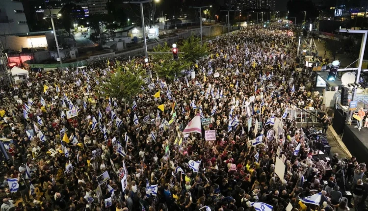 Τελ-Αβίβ:-Χιλιάδες-Ισραηλινοί-στους-δρόμους,-ζήτησαν-συμφωνία-για-την-επιστροφή-των-ομήρων