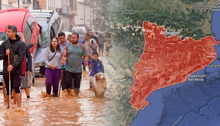 «Κόκκινος»-συναγερμός-και-στην-Καταλονία-–-Τουλάχιστον-72-νεκροί-από-τις-πλημμύρες-στη-Βαλένθια