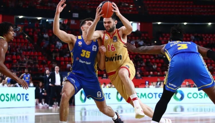basket-league:-Αγχωτική-νίκη-του-Ολυμπιακού-επί-του-Περιστερίου