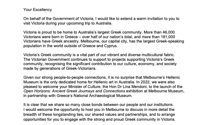 Η-Πρωθυπουργός-της-Βικτώριας-απευθύνει-πρόσκληση-στον-Πρωθυπουργό-της-Ελλάδας-για-το-2025