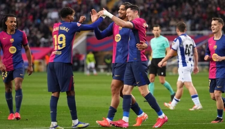 la-liga:-Διέλυσε-τη-Σοσιεδάδ-και-ανέβηκε-στην-κορυφή-η-Μπαρτσελόνα