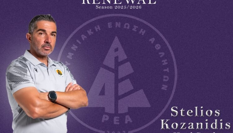 Ποδόσφαιρο-Γυναικών:-Συνεχίσει-στην-τεχνική-ηγεσία-του-ΑΟ-ΡΕΑ-ο-Στέλιος-Κοζανίδης