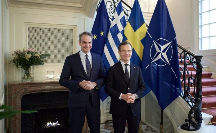 Συνάντηση-Μητσοτάκη-με-τον-Πρωθυπουργό-της-Σουηδίας:-Στο-επίκεντρο-η-ενίσχυση-των-διμερών-σχέσεων