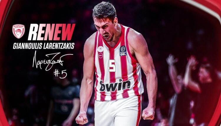 Ολυμπιακός:-Ανανέωσε-ο-Λαρεντζάκης-έως-το-2028