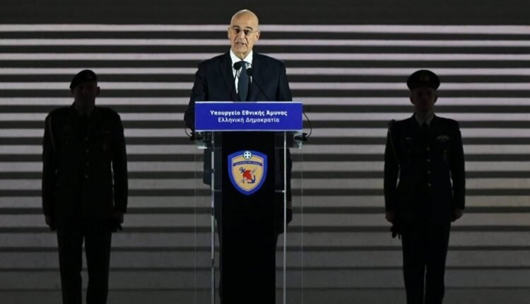 Παρουσία-Ν.-Δένδια-στην-τελετή-αποκαλυπτηρίων-της-νέας-βιοκλιματικής-όψης-του-ΥΠΕΘΑ