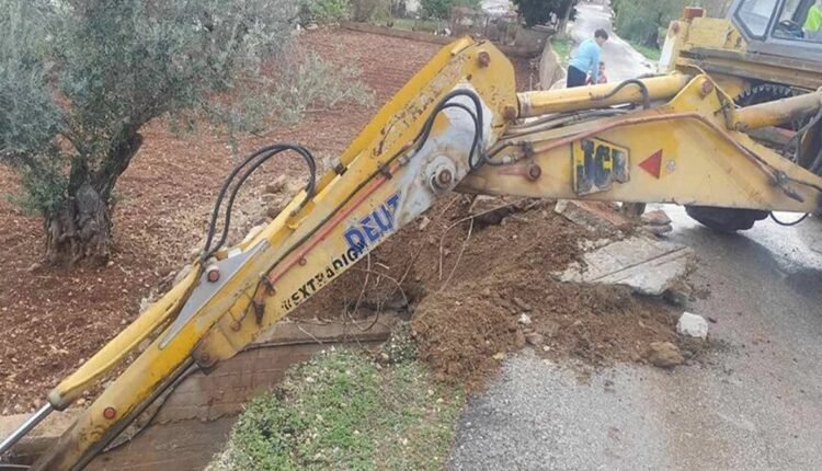 Κατολίσθηση-σε-γεφυράκι-στον-Ξηρόκαμπο-Λέρου