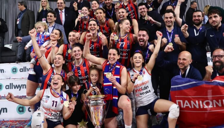 Βόλεϊ-Γυναικών:-Κυπελλούχος-Ελλάδας-ο-Πανιώνιος